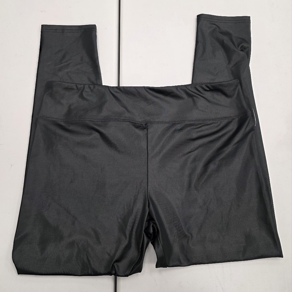 Wild Fable Black Shiny Faux Leather Leggings